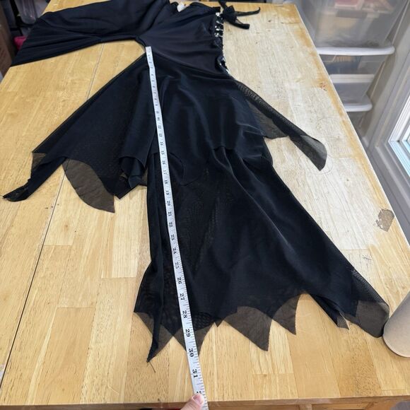 J. Valentine Dolls Kill 2pc. Outfit Black Corset Tulle Mesh Nylon Spandex XS/S - Picture 12 of 15